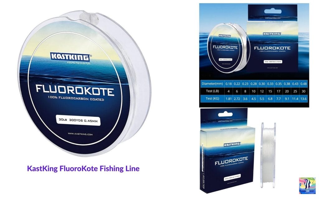 Línea de pesca KastKing FluoroKote - la mejor línea de pesca