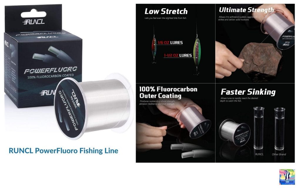 RUNCL PowerFluoro Fishing Line - best fishing line 2020